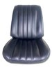 Front Bucket Seat Upholstery Kit for 1966 Chevrolet Chevelle, El Camino, Malibu, 4-Piece [Madrid Grain Vinyl Black] - image 2