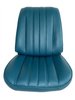 Front Bucket Seat Upholstery Kit for 1966 Chevrolet Chevelle, El Camino, Malibu, 4-Piece [Madrid Grain Vinyl Bright Blue] - image 2