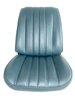Front Bucket Seat Upholstery Kit for 1966 Chevrolet Chevelle, El Camino, Malibu, 4-Piece [Madrid Grain Vinyl Light Blue] - image 2