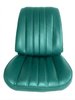 Front Bucket Seat Upholstery Kit for 1966 Chevrolet Chevelle, El Camino, Malibu, 4-Piece [Madrid Grain Vinyl Turquoise] - image 2