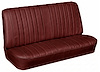 Rear Seat Upholstery Kit for 1966 Chevrolet Chevelle, Malibu, Coupe, Hardtop, 2-Piece [Madrid Grain Vinyl Bronze] - image 1