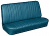 Rear Seat Upholstery Kit for 1966 Chevrolet Chevelle, Malibu, Convertible, 2-Piece [Madrid Grain Vinyl Bright Blue] - image 1