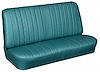Rear Seat Upholstery Kit for 1966 Chevrolet Chevelle, Malibu, Convertible, 2-Piece [Madrid Grain Vinyl Turquoise] - image 1