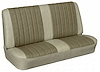 Rear Seat Upholstery Kit for 1966 Chevrolet Chevelle, Malibu, Convertible, 2-Piece [Madrid Grain Vinyl 2-Tone Fawn] - image 1