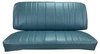 Front Buckets & Rear Seat Upholstery Kit for 1966 Chevy Chevelle & Malibu, Convertible [Madrid Grain Vinyl Light Blue] - image 3