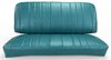 Front Buckets & Rear Seat Upholstery Kit for 1966 Chevy Chevelle & Malibu, Convertible [Madrid Grain Vinyl Turquoise] - image 3