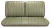 Front Split Back Bench & Rear Seat Upholstery Kit for 1966 Chevy Chevelle & Malibu, Coupe, Hardtop [Madrid Grain Vinyl Fawn] - image 2