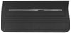 Front Standard Door Panel Set for 1966 Chevrolet Chevelle, El Camino & Malibu, All 2-Door Models [Black] - image 2