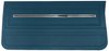 Front Standard Door Panel Set for 1966 Chevrolet Chevelle, El Camino & Malibu, All 2-Door Models [Bright Blue] - image 2