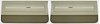 Front Standard Door Panel Set for 1966 Chevrolet Chevelle, El Camino & Malibu, All 2-Door Models [2-Tone Fawn] - image 1