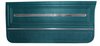 Front Deluxe Door Panel Set for 1966 Chevrolet Chevelle, El Camino & Malibu, All 2-Door Models [Turquoise] - image 2