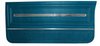 Front Deluxe Door Panel Set for 1966 Chevrolet Chevelle, El Camino & Malibu, All 2-Door Models [Bright Blue] - image 2