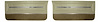 Front Deluxe Door Panel Set for 1966 Chevrolet Chevelle, El Camino & Malibu, All 2-Door Models [2-Tone Fawn] - image 1