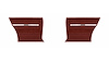 Rear Standard Side Panel Set for 1966 Chevrolet Chevelle, Malibu, Coupe/Hardtop [Bronze] - image 1