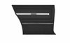 Rear Deluxe Side Panel Set for 1966 Chevrolet Chevelle, Malibu, Coupe/Hardtop [Black] - image 2