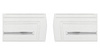 Rear Standard Side Panel Set for 1966 Chevrolet Chevelle, Malibu, Convertible [White] - image 1