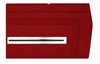 Rear Standard Side Panel Set for 1966 Chevrolet Chevelle, Malibu, Convertible [Red] - image 2