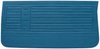 Front Standard Door Panel Set for 1967 Chevrolet Chevelle, El Camino, Malibu, 2-Door Models [Bright Blue] - image 2
