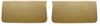Front Standard Door Panel Set for 1967 Chevrolet Chevelle, El Camino, Malibu, 2-Door Models [Gold] - image 1