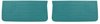 Front Standard Door Panel Set for 1967 Chevrolet Chevelle, El Camino, Malibu, 2-Door Models [Turquoise] - image 1