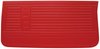 Front Standard Door Panel Set for 1967 Chevrolet Chevelle, El Camino, Malibu, 2-Door Models [Red] - image 2