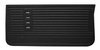 Front Deluxe Door Panel Set for 1967 Chevrolet Chevelle, El Camino, Malibu, 2-Door Models [Black] - image 2