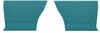 Rear Standard Side Panel Set for 1967 Chevrolet Chevelle, Coupe/Hardtop [Turquoise] - image 1