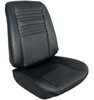 Front Bucket Seat Upholstery Kit for 1967 Chevy Chevelle, El Camino & Malibu [Madrid Grain Vinyl Black] - image 2