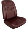 Front Bucket Seat Upholstery Kit for 1967 Chevy Chevelle, El Camino & Malibu [Madrid Grain Vinyl Red] - image 2