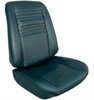 Front Bucket Seat Upholstery Kit for 1967 Chevy Chevelle, El Camino & Malibu [Madrid Grain Vinyl Turquoise] - image 2