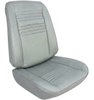Front Bucket Seat Upholstery Kit for 1967 Chevy Chevelle, El Camino & Malibu [Madrid Grain Vinyl White] - image 2
