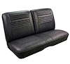 Front Split Back Bench Seat Upholstery Kit for 1967 Chevy Chevelle, El Camino & Malibu [Madrid Grain Vinyl Black] - image 1