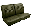 Front Split Back Bench Seat Upholstery Kit for 1967 Chevy Chevelle, El Camino & Malibu [Madrid Grain Vinyl Gold] - image 1