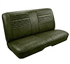 Rear Bench Seat Upholstery Kit for 1967 Chevy Chevelle, Coupe, Hardtop [Madrid Grain Vinyl Gold] - image 1