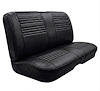 Rear Bench Seat Upholstery Kit for 1967 Chevy Chevelle, Convertible [Madrid Grain Vinyl Black] - image 1