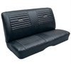 Front Bucket & Rear Bench Seat Upholstery Kit for 1967 Chevy Chevelle, Convertible [Madrid Grain Vinyl Black] - image 3