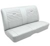 Front Bucket & Rear Bench Seat Upholstery Kit for 1967 Chevy Chevelle, Convertible [Madrid Grain Vinyl White] - image 3