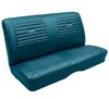 Front Bucket & Rear Bench Seat Upholstery Kit for 1967 Chevy Chevelle, Convertible [Madrid Grain Vinyl Bright Blue] - image 3