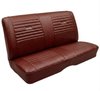 Front Bucket & Rear Bench Seat Upholstery Kit for 1967 Chevy Chevelle, Convertible [Madrid Grain Vinyl Red] - image 3