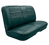 Rear Bench Seat Upholstery Kit for 1967 Chevy Chevelle, 4-Door Sedan [Madrid Grain Vinyl Light Blue] - image 1