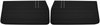 Front Standard Door Panel Set for 1968 Chevrolet Chevelle, El Camino, Fits all 2-Door Coupe (HT) & Convertible [Black] - image 1