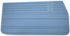 Front Standard Door Panel Set for 1968 Chevrolet Chevelle, El Camino, Fits all 2-Door Coupe (HT) & Convertible [Light Blue] - image 2