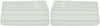 Front Standard Door Panel Set for 1968 Chevrolet Chevelle, El Camino, Fits all 2-Door Coupe (HT) & Convertible [Pearl] - image 1
