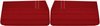 Front Standard Door Panel Set for 1968 Chevrolet Chevelle, El Camino, Fits all 2-Door Coupe (HT) & Convertible [Red] - image 1