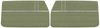 Front Deluxe Door Panel Set for 1968 Chevrolet Chevelle [Ivy Gold] - image 1