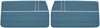 Front Deluxe Door Panel Set for 1968 Chevrolet Chevelle [Light Blue] - image 1