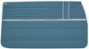 Front Deluxe Door Panel Set for 1968 Chevrolet Chevelle [Light Blue] - image 2
