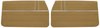 Front Deluxe Door Panel Set for 1968 Chevrolet Chevelle [Saddle] - image 1