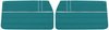 Front Deluxe Door Panel Set for 1968 Chevrolet Chevelle [Turquoise] - image 1