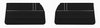 Front Deluxe Door Panel Set for 1968 Chevrolet El Camino [Black] - image 1